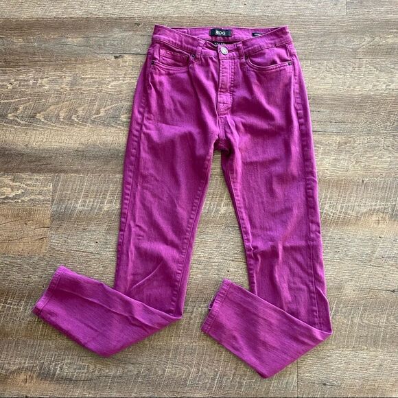 Urban Outfitters Jeans High Rise Cigarette Ankle Skinny BDG Purple - Picture 2 of 11